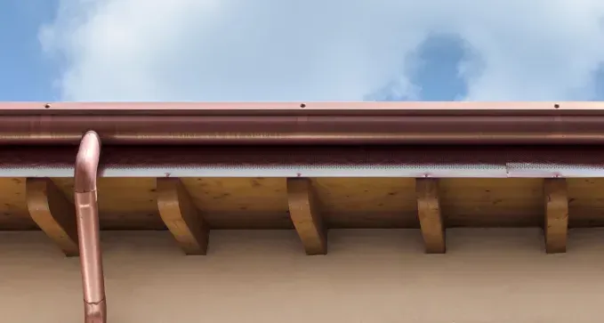 canalón de cobre en Valencia